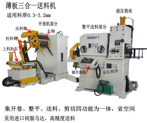 薄板三合一送料機 薄板三合一送料機